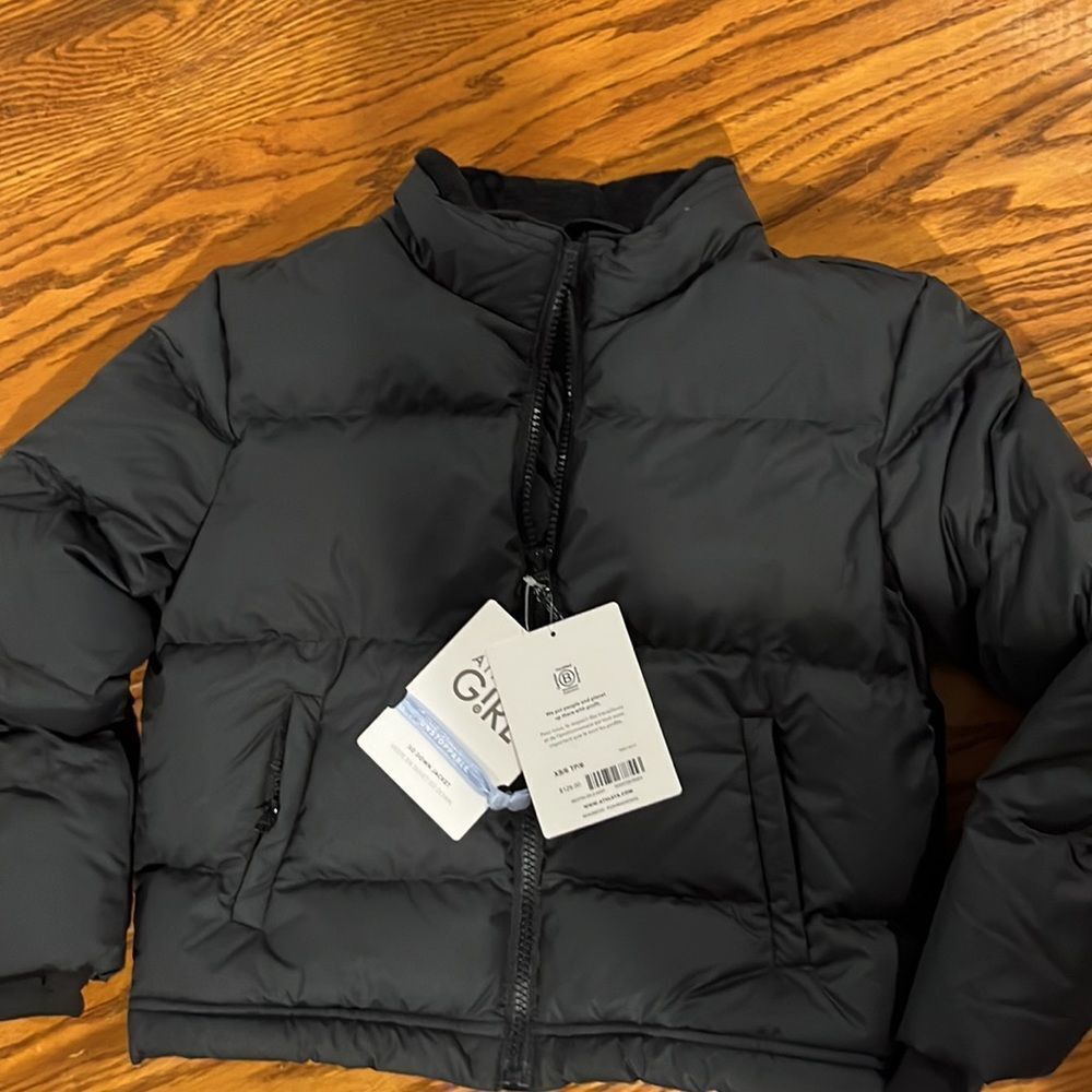 Athleta Girl So Down Winter Jacket size 6. - Picture 3 of 9
